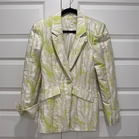 Klesis Jackets & Blazers - Unique Klesis lime/cream/beige Blazer Size M